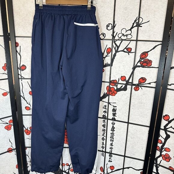 Jordan Mens Track pants Joggers Air Logo Casual Mens Size S Navy Blue White - Picture 3 of 5
